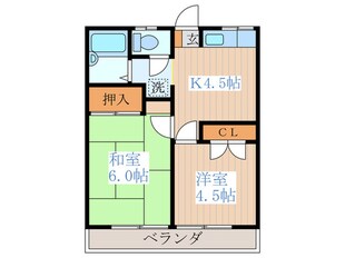 グリ－ンハイツの物件間取画像